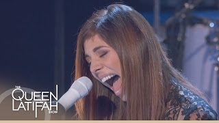 Christina Perri Performs &#39;Human&#39; on The Queen Latifah Show