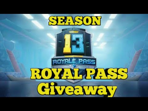 royal pass giveaway season 13 |free royal pass giveaway season 13 |  royal pass pubg mobile giveaway