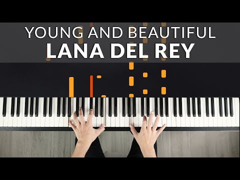 Young And Beautiful - Lana Del Rey | Tutorial of my Piano Cover
