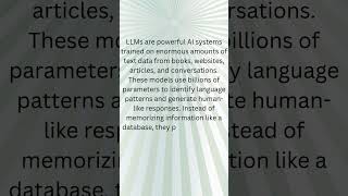 What Are LLMs? Explained in 60 Seconds 🤖