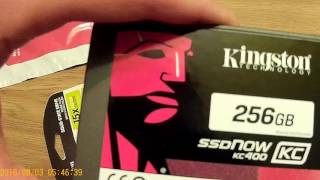 Kingston SSDNow KC400 (SKC400S3B7A/256G) - відео 3