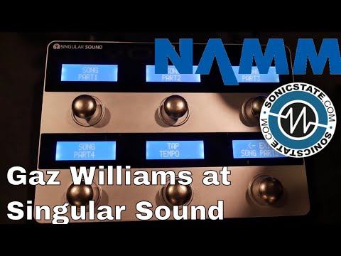 NAMM 2018: Gaz Williams at Singular Sound MIDI Controller