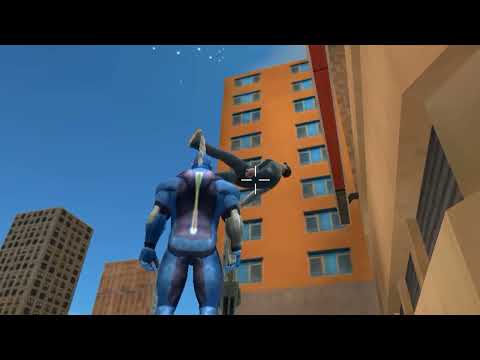 Rope Hero Vice Town (New Winter Season) Rope Hero with Snow Gun Freezed Police Car Robot - HD