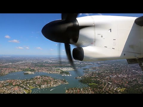 QantasLink Bombardier Dash 8 Landing - Sydney (QF 1434)