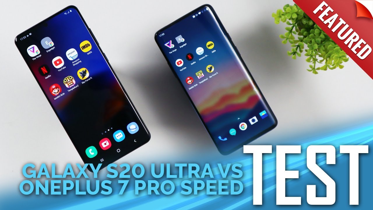 Samsung Galaxy S20 Ultra vs OnePlus 7 Pro - Speed Test!