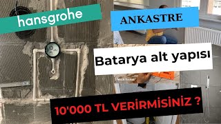 HANSGROHE ANKASTRE BANYO BATARYASI NASIL MONTAJ EDİLİR ?DETAYLI VİDEO