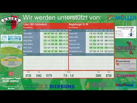 Verbandsliga | 12. Spieltag | Union 1861 Schönebeck vs. Magdeburger SV '90
