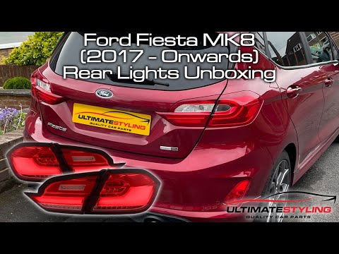 FORD FIESTA MK8 2017 ONWARDS LED DYNAMIC INDICATORS UPGRADE REAR TAIL LIGHTS