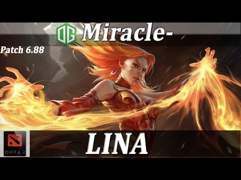 Miracle - Lina 6.88 Pro Gameplay
