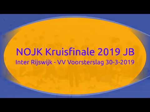 Kruisfinale Nederlandse kampioenschappen NOJK JB 2019 Inter Rijswijk - VV Voorsterslag