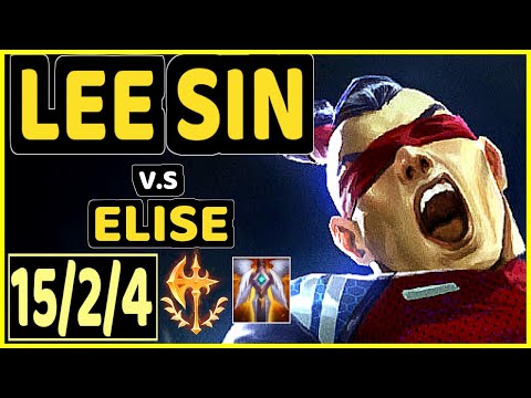 REVOLTA (LEE SIN) vs ELISE - 15/2/4 KDA JUNGLE CHALLENGER GAMEPLAY - BR