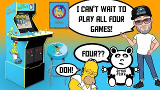 THIS Simpsons Arcade1Up Cabinet Has FOUR Games!