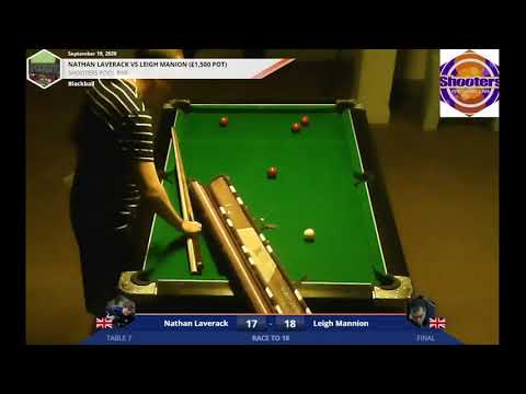 NATHAN LAVERACK VS LEIGH MANNION (£1,500 POT)
