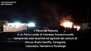 preview picture of video 'X il Parco del Roccolo   non una discarica   Presidio 17 1 2015'