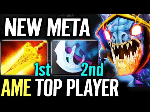 WTF Mew Meta SLARK - World Top 30 Dota Player Deleted Enemies with IMBA Slark Meta by AME