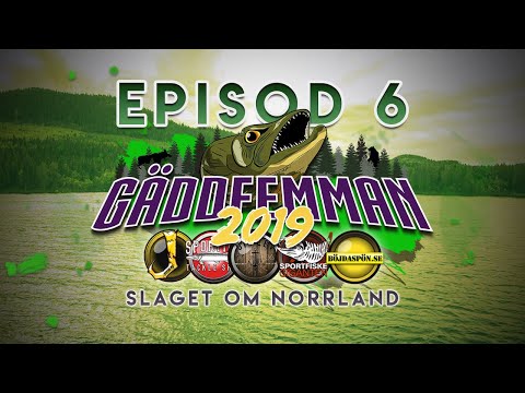 GÄDDFEMMAN 2019 | EP.6 | PIKE FIVE | ENG. SUBS | Pike fishing competition in Swedish Norrland.