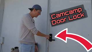Camcamp Smart Door Lock Palm Vein Recognition Keyless Entry Handle Review & Installation Guide