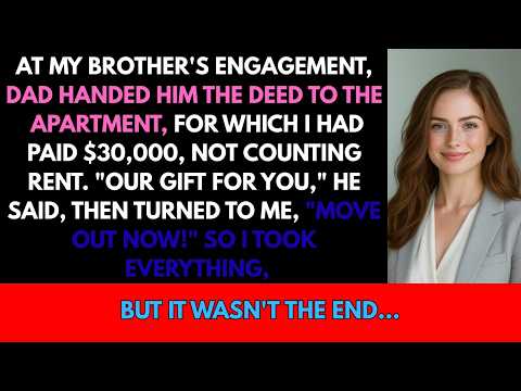 At My Brother's Engagement, Dad Gave Him The Deed To The Apartment, For Which I Had Paid $30,000...