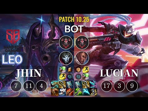SB Leo Jhin vs Lucian Bot - KR Patch 10.25