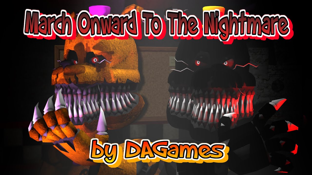 SFM| Fredbear and Nightmare |music by: DAGames - March onward