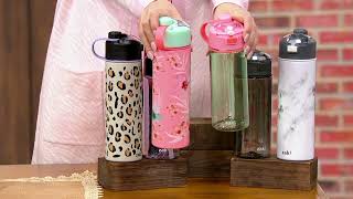 Zak! Designs Genesis 2-Piece 24-oz Tumbler Set with Dual Drinking Lids on QVC