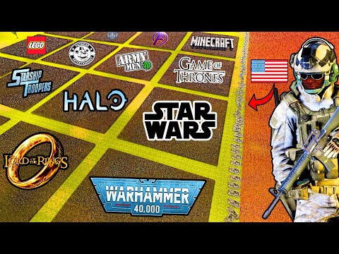 Every FANTASY ARMY Invades 100,000 US ARMY Military Base! - UEBS 2