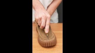 Cutting In Half A Fresh Moc Toe From Clarks - The Torhill Hi