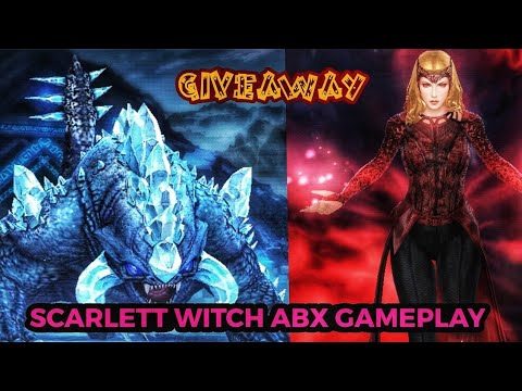 Universal Superhero ABX / Scarlett Witch Gameplay / Burn season / Marvel Future Fight  #mff #abx