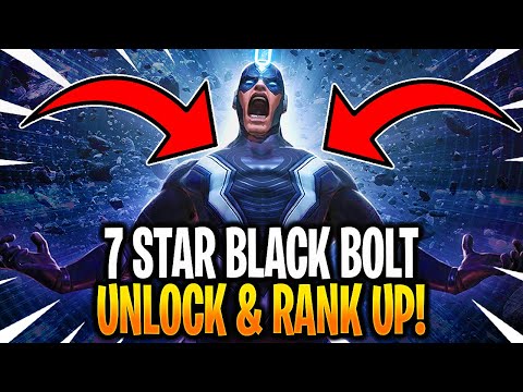 *NEW* 7 STAR BLACK BOLT UNLOCK & GAMEPLAY! - MARVEL Strike Force - MSF