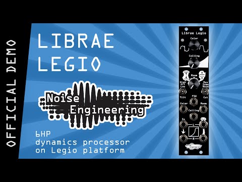 Noise Engineering Librae Legio Stereo Dynamics Eurorack Module 2022 - Present - Black image 11