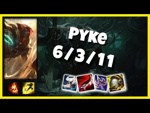 Pyke Challenger Gameplay S11 Replay 11.1 Support (6/3/11) - NA
