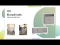 Schuhbank FSR130-HG Grau - Holzwerkstoff - Metall - 105 x 46 x 35 cm