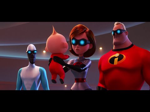 Incredibles 2 - freeing Helen, Bob, and Frozone