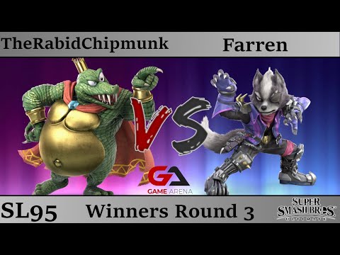 SmashLAN'd 95 - Winners Round 3: TheRabidChipmunk (K Rool) vs Farren (Wolf)