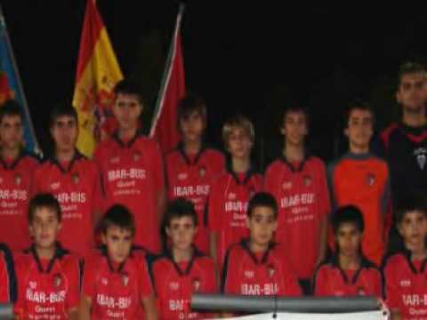 PRESENTACION DE UN EQUIPO CAMPEON ( U.D.QUART)