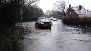 Flooding in Eccleston, Nr Chorley, Lancashire