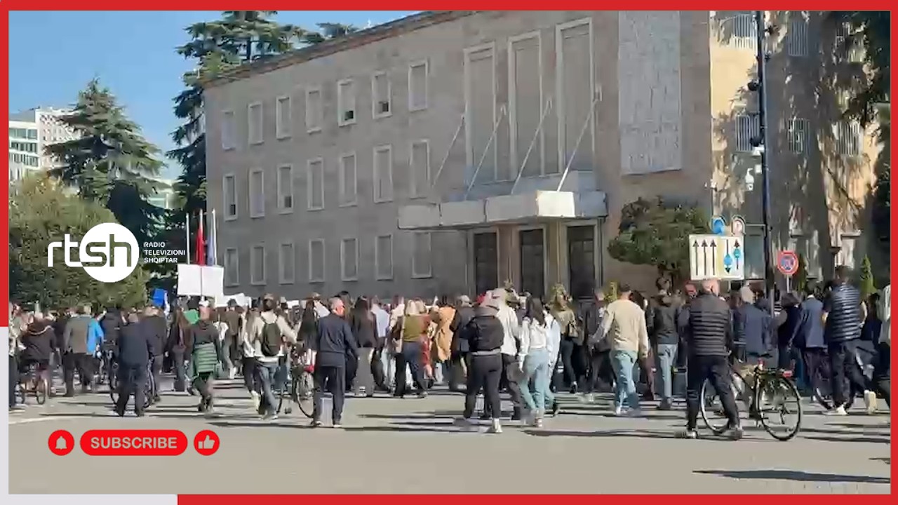 Pedagogët i bashkohen protestës së studentëve para Kryeministrisë, Kovaçi: Duhet llogaridhënie, politika të ndërtojë një Shqipëri evropiane