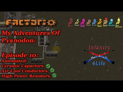 My adventures of Pyanodon episode 10 - Working on c1: Capacitor, Conductors and Resistors automated