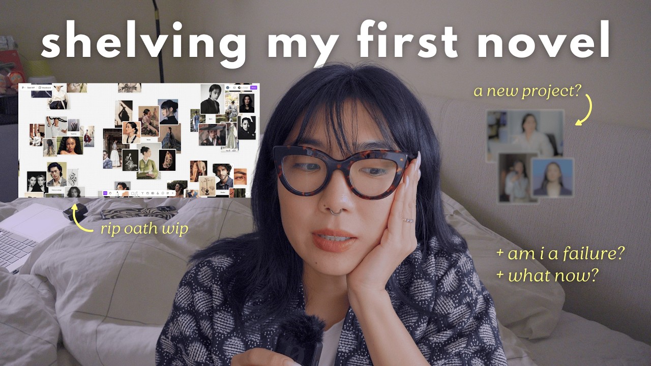 shelving my wip 💔 reflections on failure & what's next | writing vlog