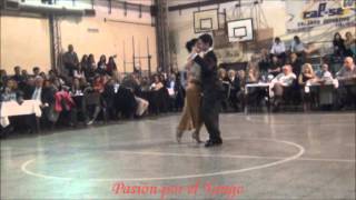 DANA ZAMPIERI y LUCAS GAUTO Bailando  PORTEÑO Y BAILARÍN en la MILONGA MALENA en el SUNDERLAND