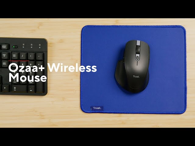 Ratón Trust inalámbrico 3200 DPI multidispositivo, batería recargable, botones silenciosos video