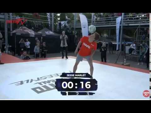 VLO VS JESSE ||SEMIFINAL-2|| GHETTO FOOTBALL FREESTYLE CHAMPIONSHIP 2018