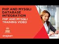 PHP and MySQLi Training Video | MySQLi in PHP PHP and MySQLi Training Video | MySQLi in PHP