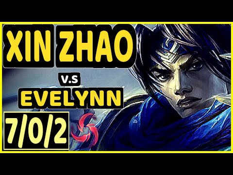 BLABER (XIN ZHAO) vs EVELYNN - 7/0/2 KDA JUNGLE GAMEPLAY - NA Ranked GRANDMASTER