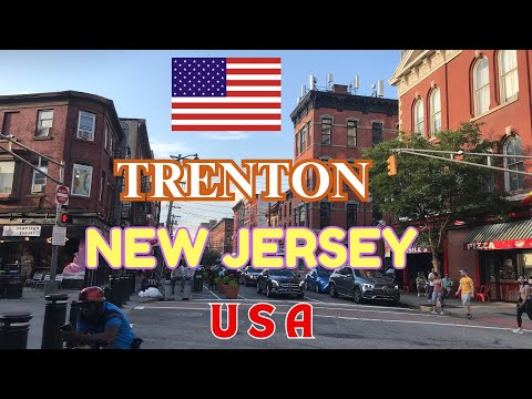 Trenton, New Jersey - USA 4K Tour | Trenton, Capital of Jew Jersey USA