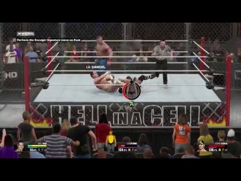 WWE 2K15 Gameplay: Alberto Del Rio vs John Cena vs CM Punk - 2K Showcase Part 7 (Xbox One)