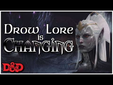 WotC is changing Drow Lore