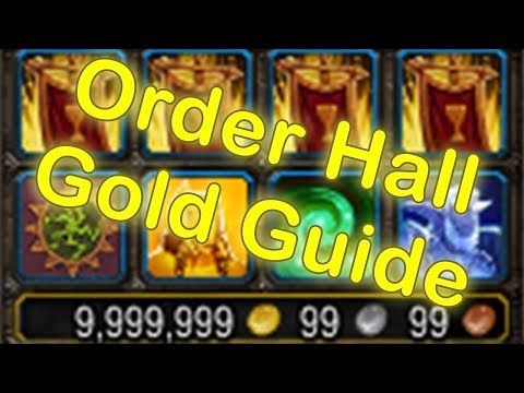 WoW Legion Order Hall Easy Gold Making 7.3.5 | WoW Order Hall Guide (World of Warcraft Gold Guide)