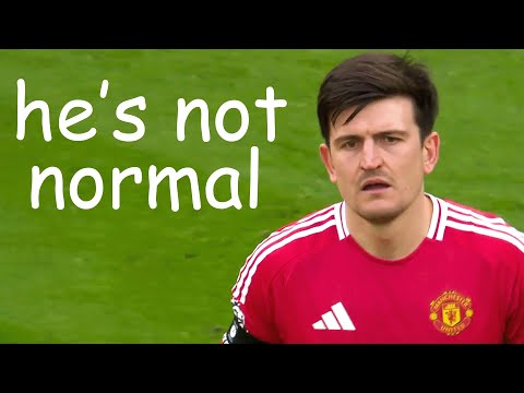 When Harry Maguire decides to play striker...