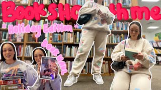 holiday book shop with me + haul! 🧸📚✨| bookmas day 9